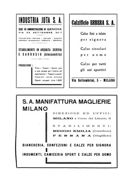 Vita tessile organo ufficiale della Federazione nazionale fascista delle industrie tessili varie del cappello