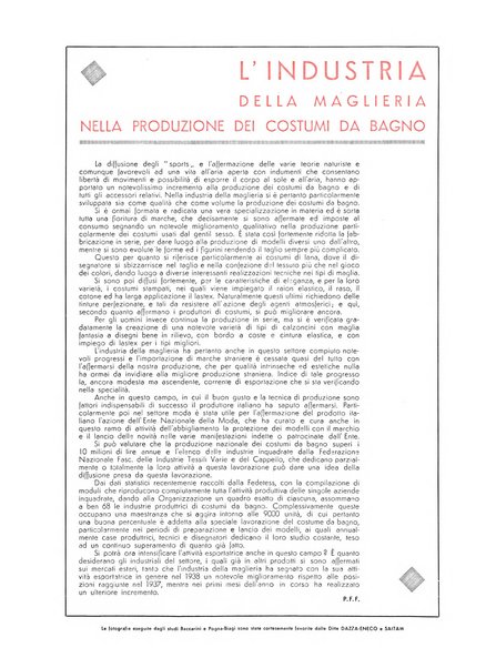 Vita tessile organo ufficiale della Federazione nazionale fascista delle industrie tessili varie del cappello