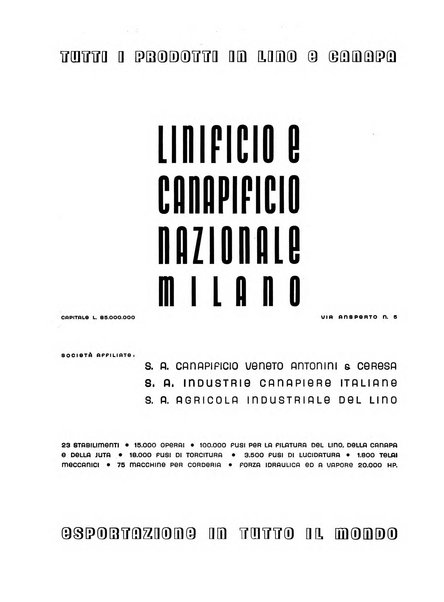 Vita tessile organo ufficiale della Federazione nazionale fascista delle industrie tessili varie del cappello