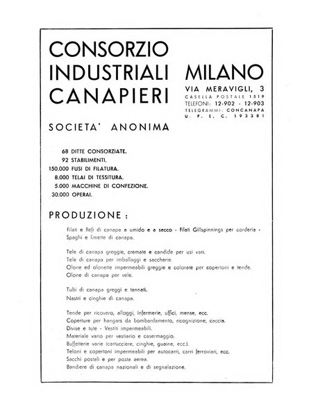 Vita tessile organo ufficiale della Federazione nazionale fascista delle industrie tessili varie del cappello