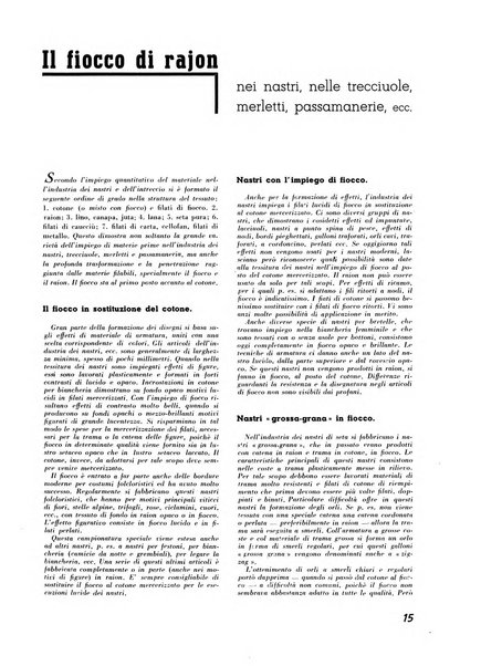 Vita tessile organo ufficiale della Federazione nazionale fascista delle industrie tessili varie del cappello