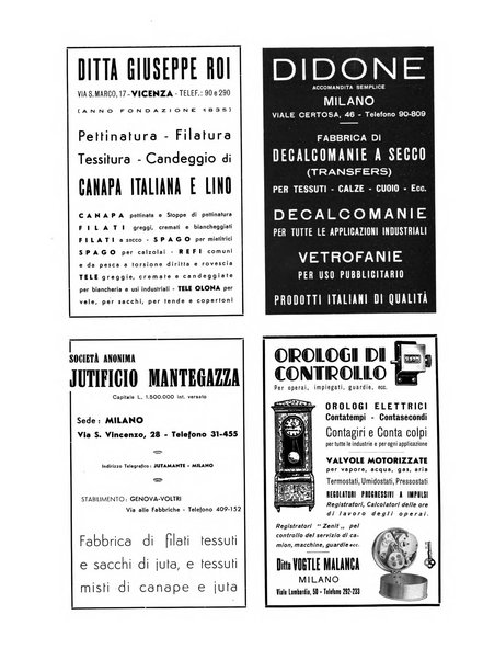 Vita tessile organo ufficiale della Federazione nazionale fascista delle industrie tessili varie del cappello