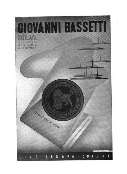 Vita tessile organo ufficiale della Federazione nazionale fascista delle industrie tessili varie del cappello