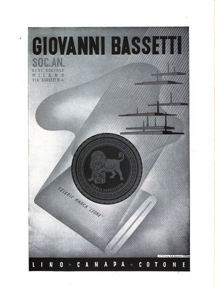 Vita tessile organo ufficiale della Federazione nazionale fascista delle industrie tessili varie del cappello