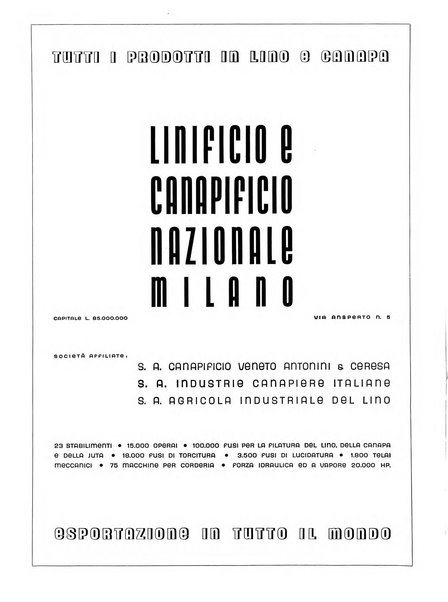 Vita tessile organo ufficiale della Federazione nazionale fascista delle industrie tessili varie del cappello