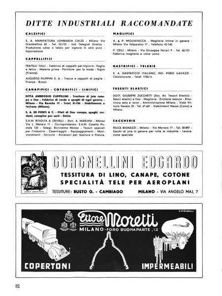 Vita tessile organo ufficiale della Federazione nazionale fascista delle industrie tessili varie del cappello