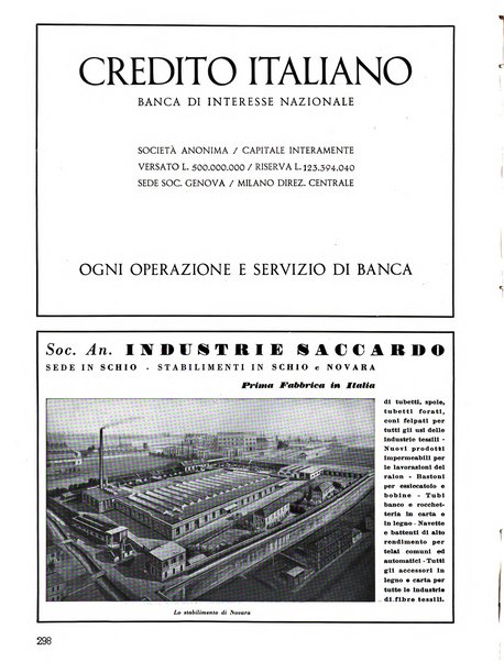 Vita tessile organo ufficiale della Federazione nazionale fascista delle industrie tessili varie del cappello