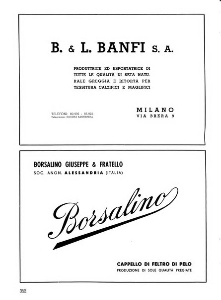 Vita tessile organo ufficiale della Federazione nazionale fascista delle industrie tessili varie del cappello