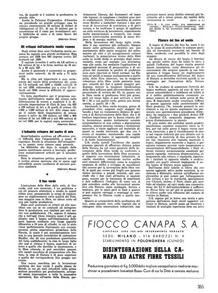 Vita tessile organo ufficiale della Federazione nazionale fascista delle industrie tessili varie del cappello