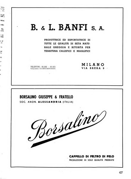 Vita tessile organo ufficiale della Federazione nazionale fascista delle industrie tessili varie del cappello