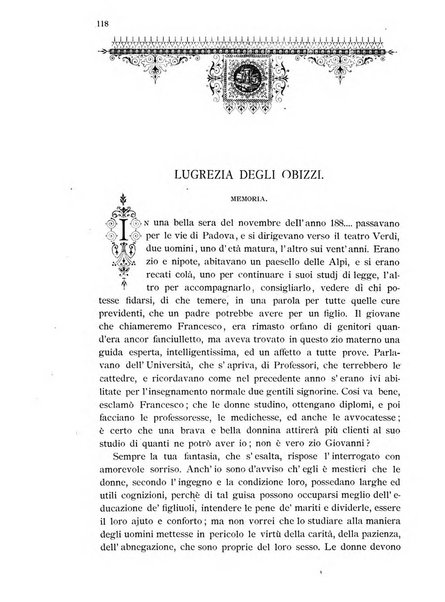 Vittoria Colonna periodico scientifico, artistico, letterario per le donne italiane