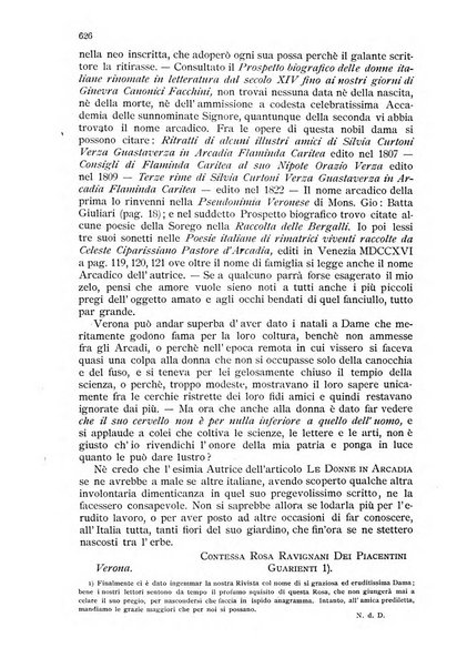 Vittoria Colonna periodico scientifico, artistico, letterario per le donne italiane