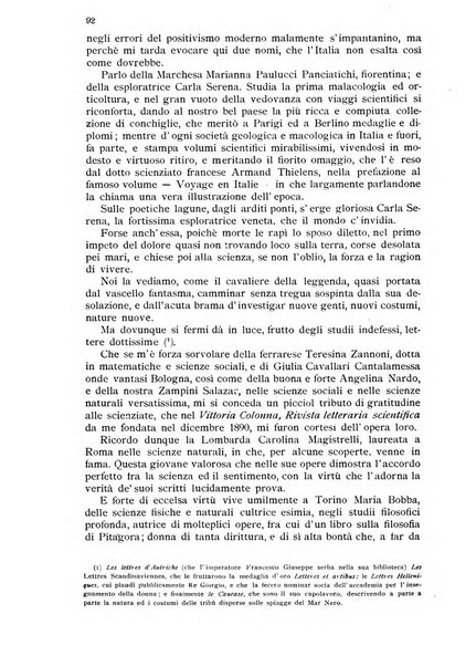 Vittoria Colonna periodico scientifico, artistico, letterario per le donne italiane