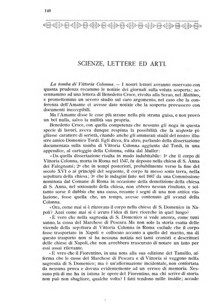 Vittoria Colonna periodico scientifico, artistico, letterario per le donne italiane