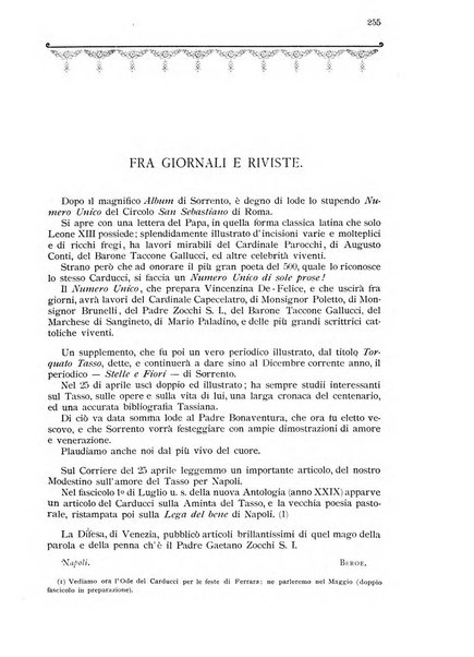 Vittoria Colonna periodico scientifico, artistico, letterario per le donne italiane