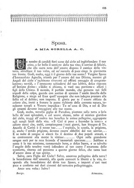 Vittoria Colonna periodico scientifico, artistico, letterario per le donne italiane