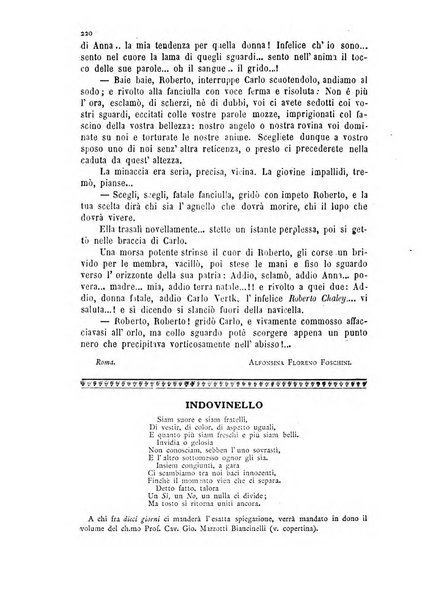 Vittoria Colonna periodico scientifico, artistico, letterario per le donne italiane