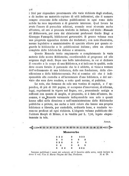 Vittoria Colonna periodico scientifico, artistico, letterario per le donne italiane