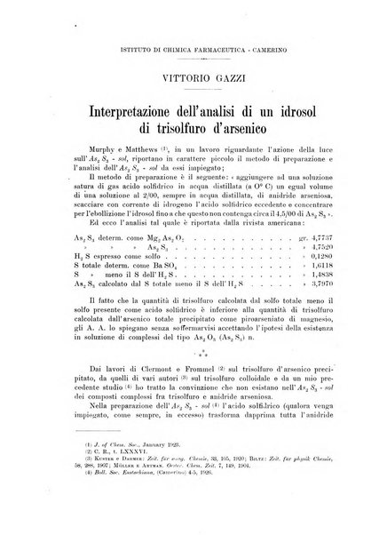 Zymologica e chimica dei colloidi e degli zuccheri