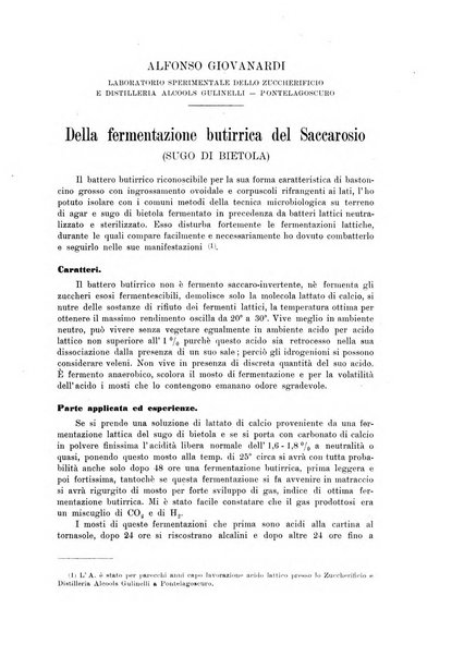 Zymologica e chimica dei colloidi e degli zuccheri