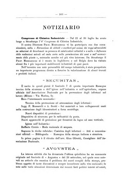 Zymologica e chimica dei colloidi e degli zuccheri