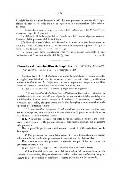 Zymologica e chimica dei colloidi e degli zuccheri