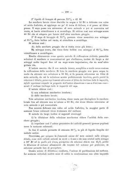 Zymologica e chimica dei colloidi e degli zuccheri