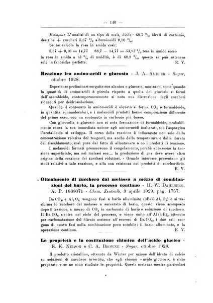 Zymologica e chimica dei colloidi e degli zuccheri