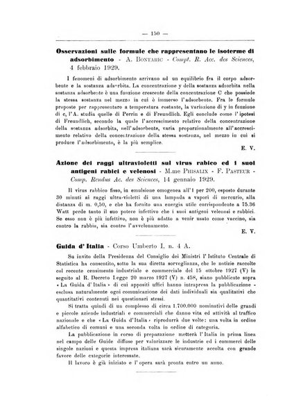 Zymologica e chimica dei colloidi e degli zuccheri