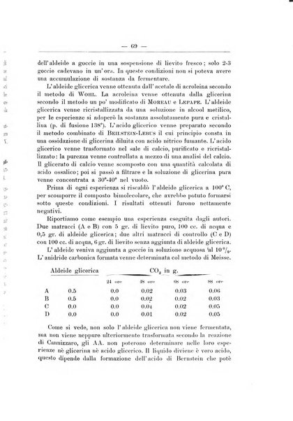 Zymologica e chimica dei colloidi e degli zuccheri