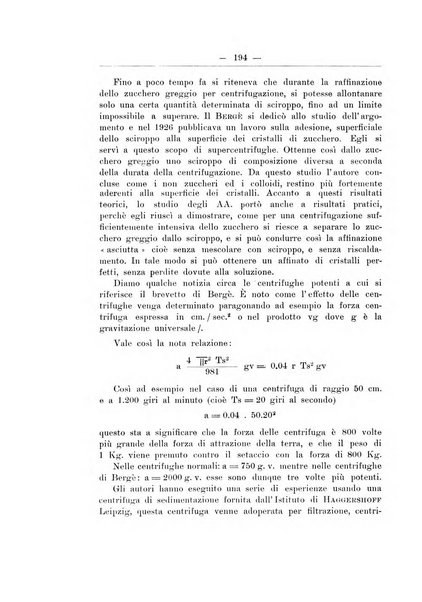 Zymologica e chimica dei colloidi e degli zuccheri