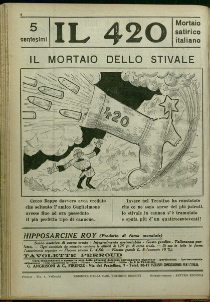 Il 420 : rivista satirica, settimanale