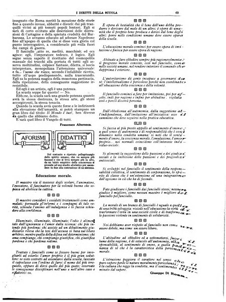 I diritti della scuola