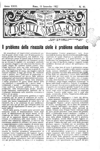 I diritti della scuola