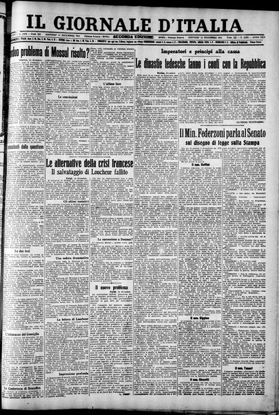 Il giornale d'Italia