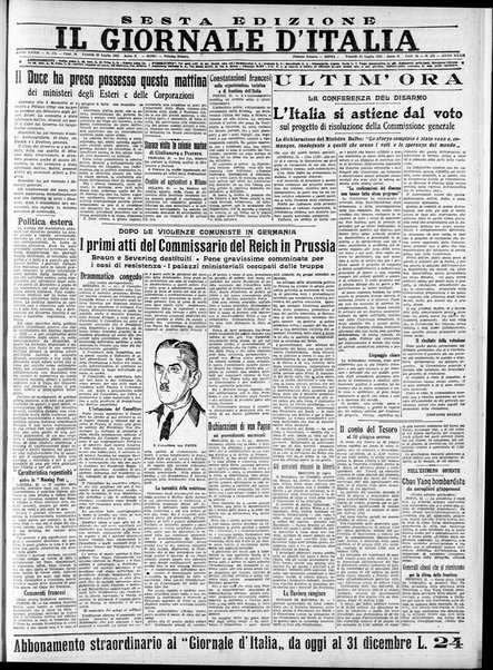 Il giornale d'Italia