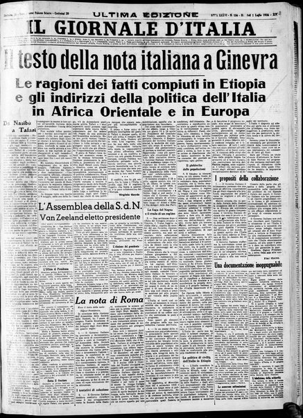 Il giornale d'Italia