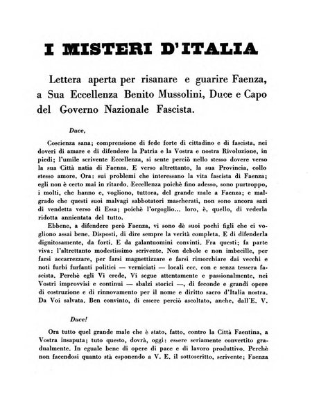 L'italiano rivista settimanale della gente fascista