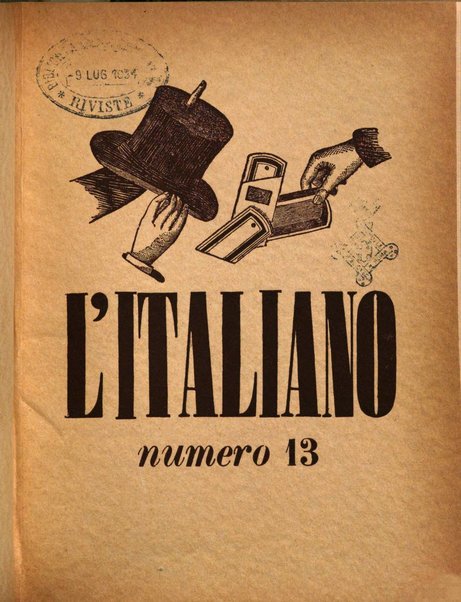 L'italiano rivista settimanale della gente fascista