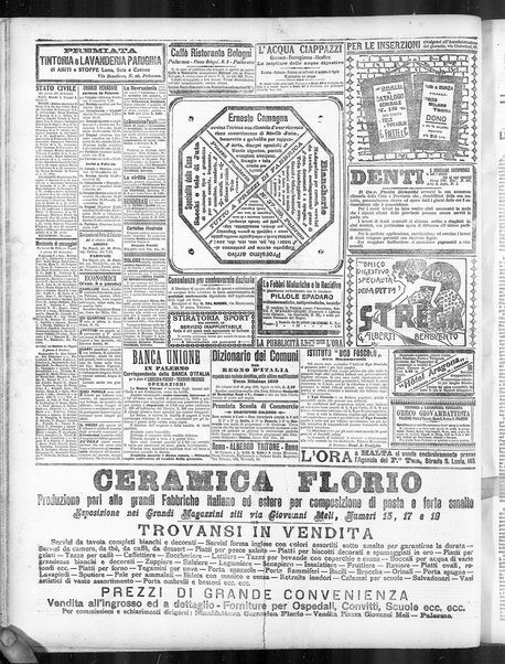 L'ora : corriere politico, quotidiano della Sicilia