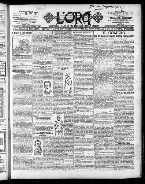 L'ora : corriere politico, quotidiano della Sicilia