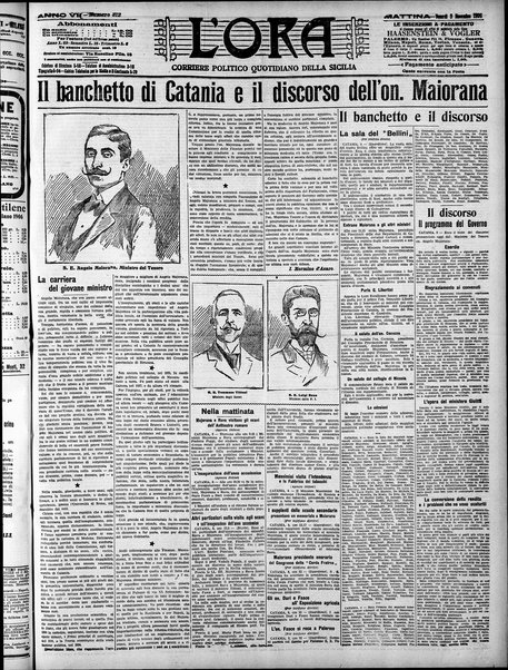 L'ora : corriere politico, quotidiano della Sicilia