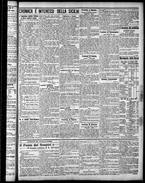 L'ora : corriere politico, quotidiano della Sicilia