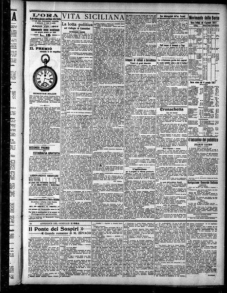 L'ora : corriere politico, quotidiano della Sicilia