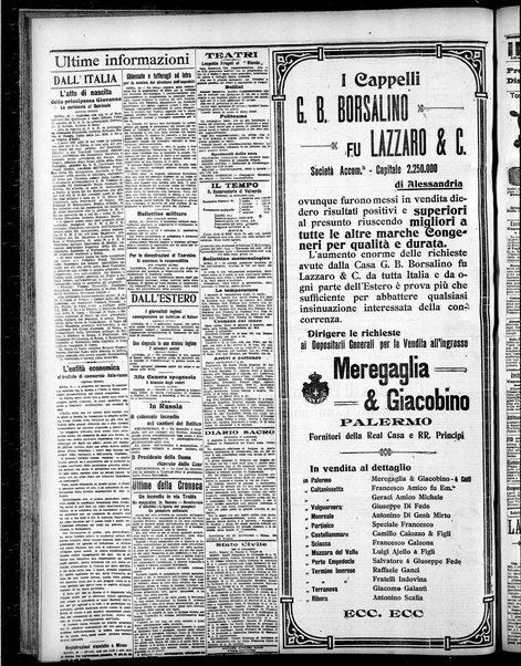 L'ora : corriere politico, quotidiano della Sicilia