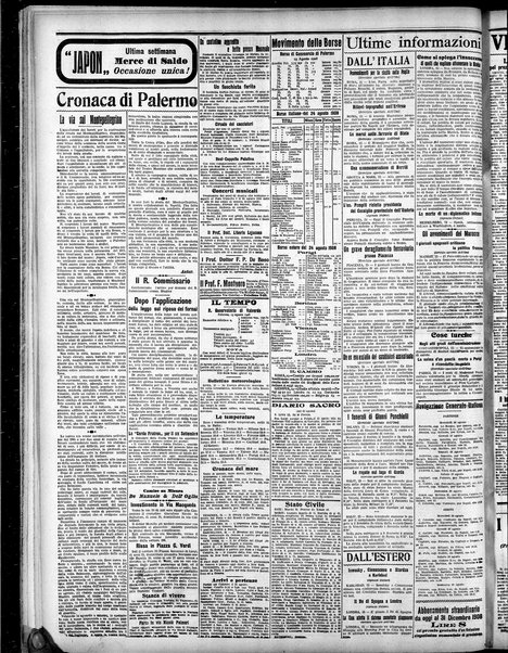 L'ora : corriere politico, quotidiano della Sicilia