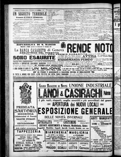 L'ora : corriere politico, quotidiano della Sicilia