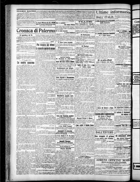 L'ora : corriere politico, quotidiano della Sicilia