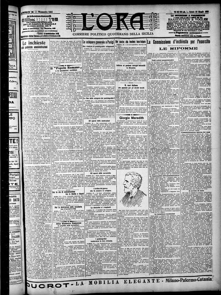 L'ora : corriere politico, quotidiano della Sicilia