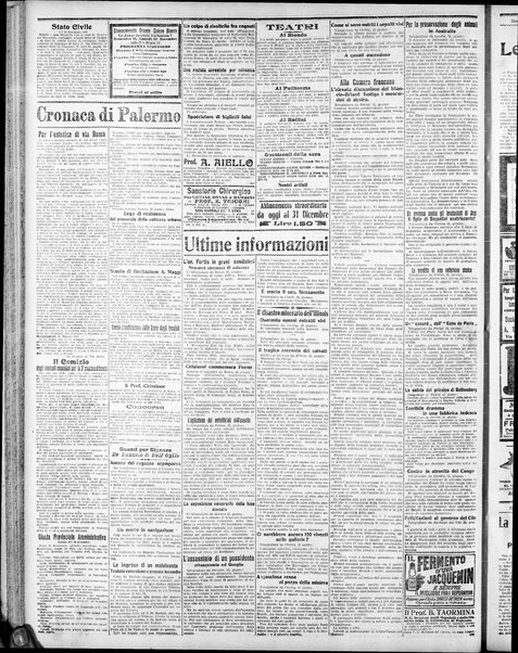 L'ora : corriere politico, quotidiano della Sicilia